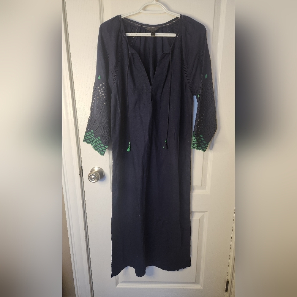 J. Crew Linen Blend Dress/Cover Up Size Small